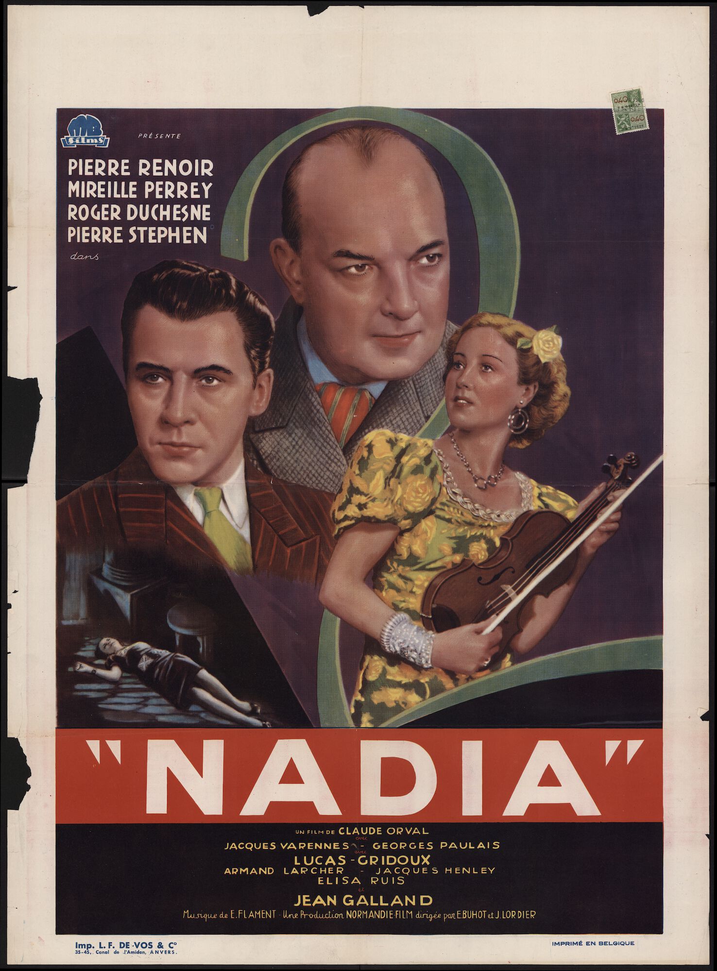 Nadia, Gent, april 1940